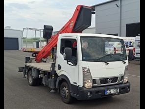 Plošina PT160 na automobilovém podvozku Nissan Cabstar do 3,5T, 16 m , nosnost 250 kg 